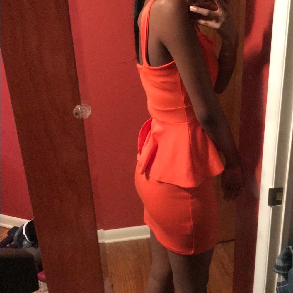 Peach Dress